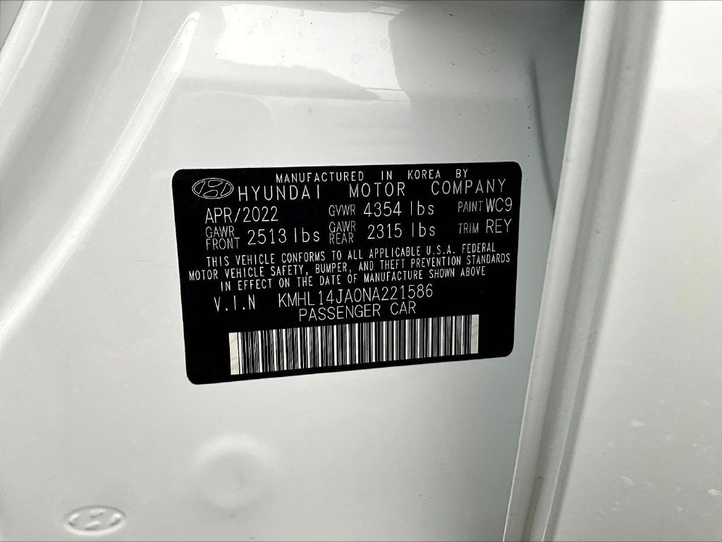 Certified Used 2022 Gray Hyundai SEL image 21