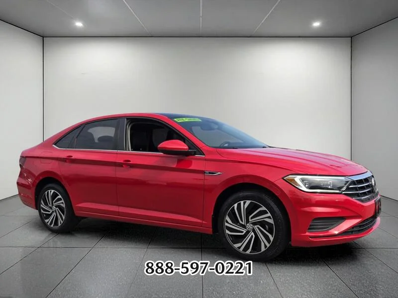 Certified Used 2021 Tornado Red Volkswagen SEL image 7