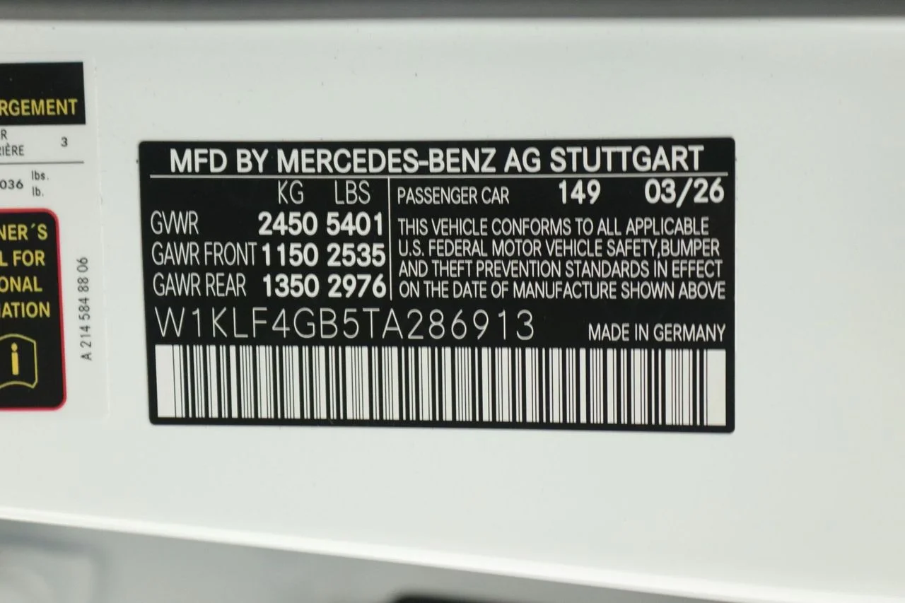 New 2026 Polar White Mercedes-Benz E 350 image 12