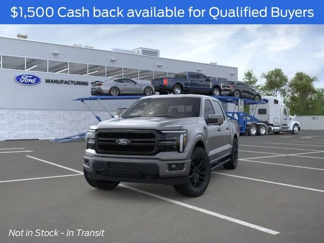 New 2026 Carbonized Gray Metallic Ford Lariat image 2