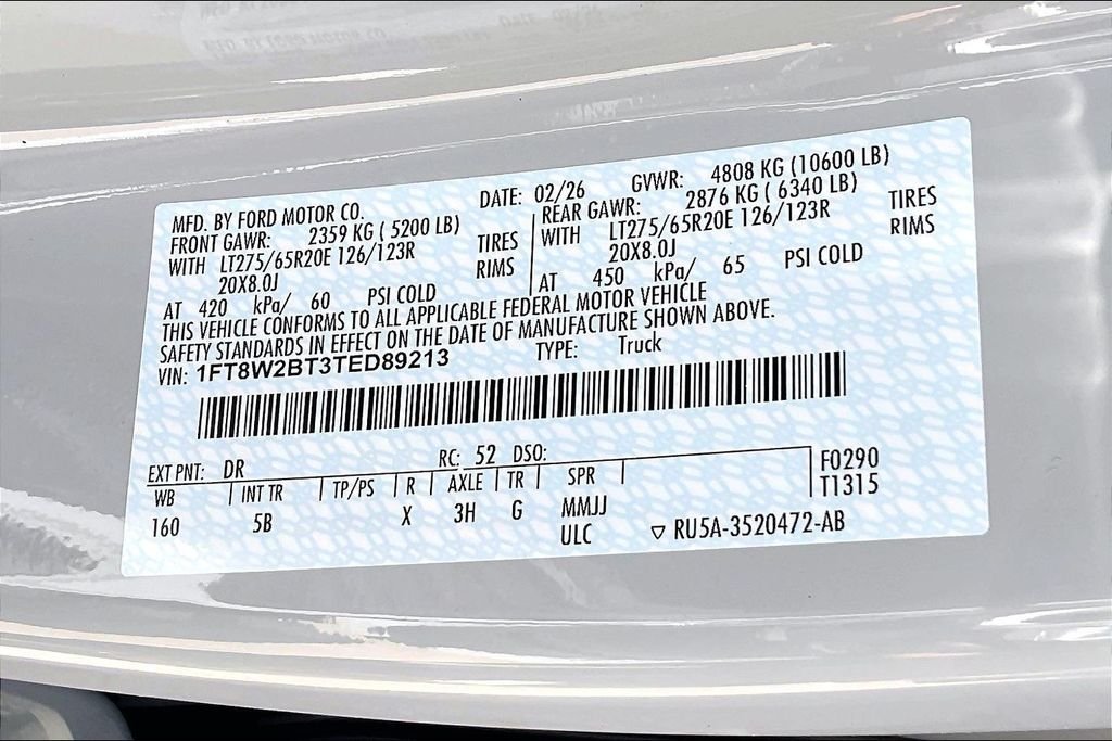 New 2026 Ford Super Duty F-250 Lariat 4D Crew Cab