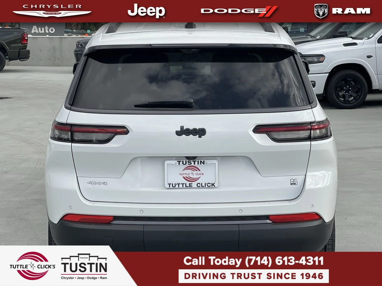 New 2026 Bright White Clear-Coat Exterior Paint Jeep 85th Anniversary Edition image 11