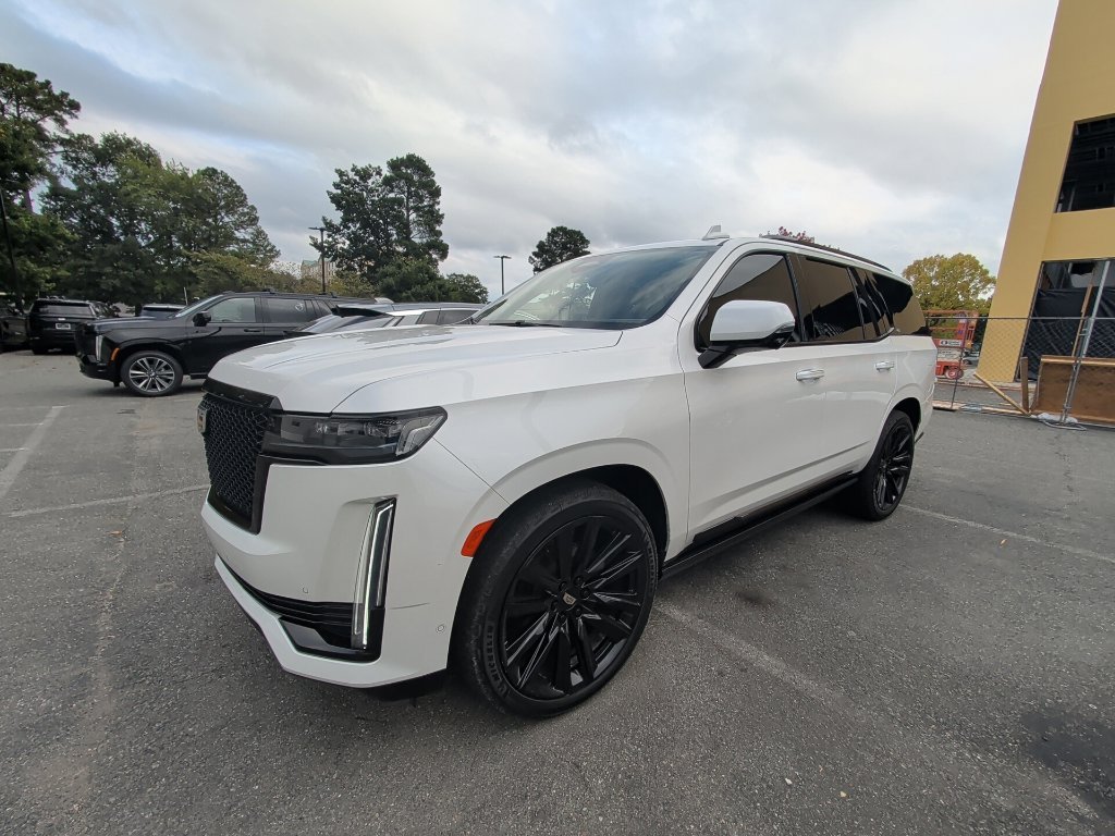 Used 2021 CRYSTAL WHITE TRICOAT Cadillac Sport Platinum image 7