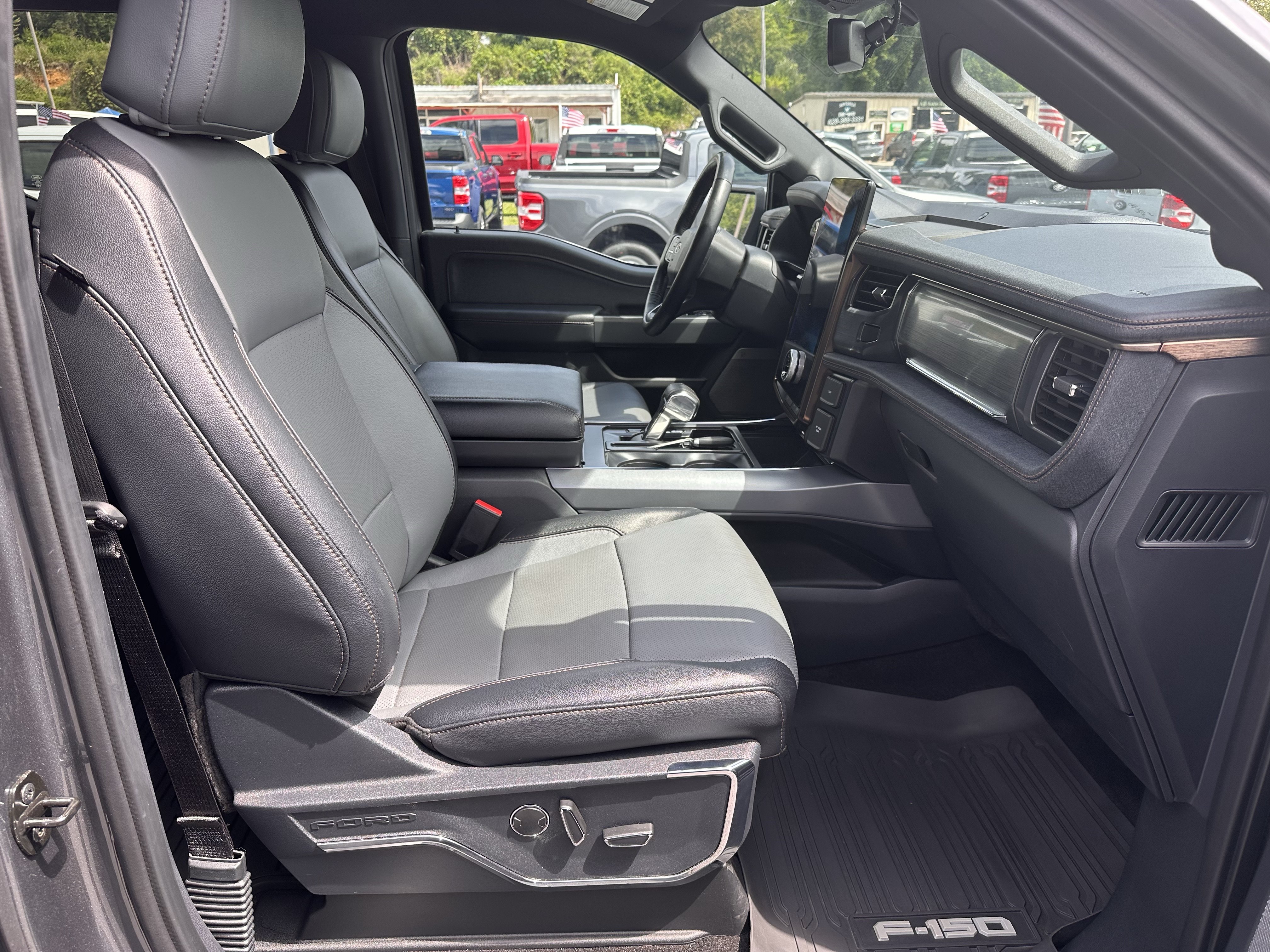 Used 2023 Carbonized Gray Metallic Ford LARIAT image 16