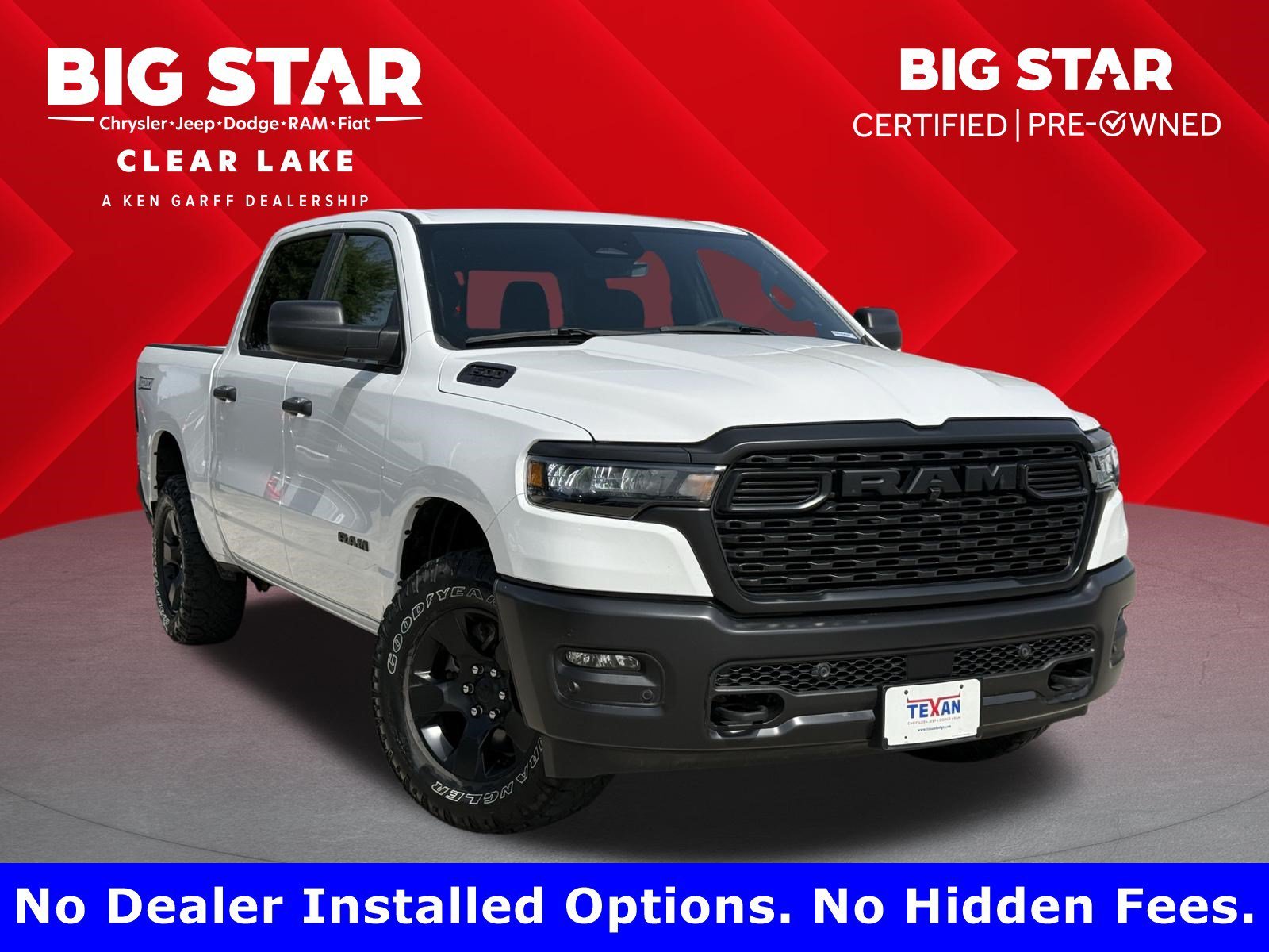 Used 2025 Bright White Clearcoat Ram Warlock image 1