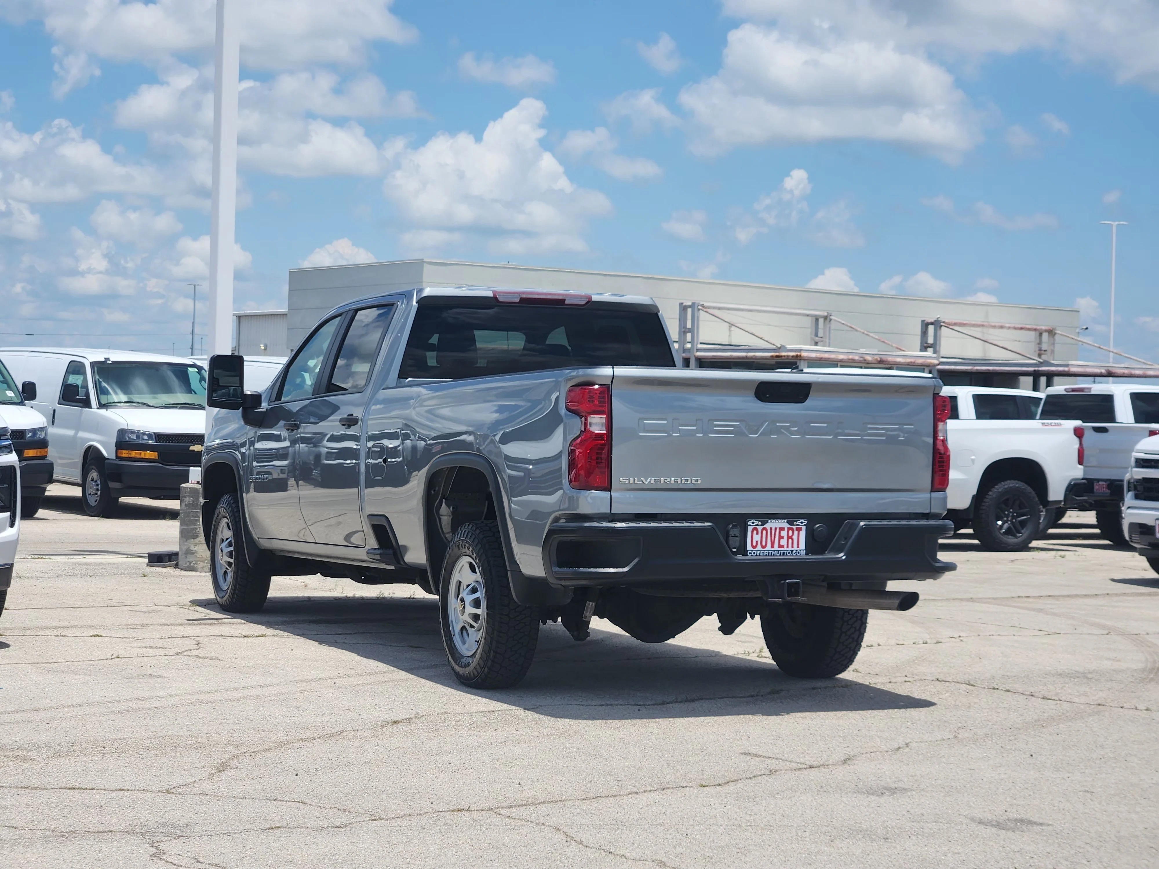 Used 2024 Sterling Gray Metallic Chevrolet Work Truck image 5