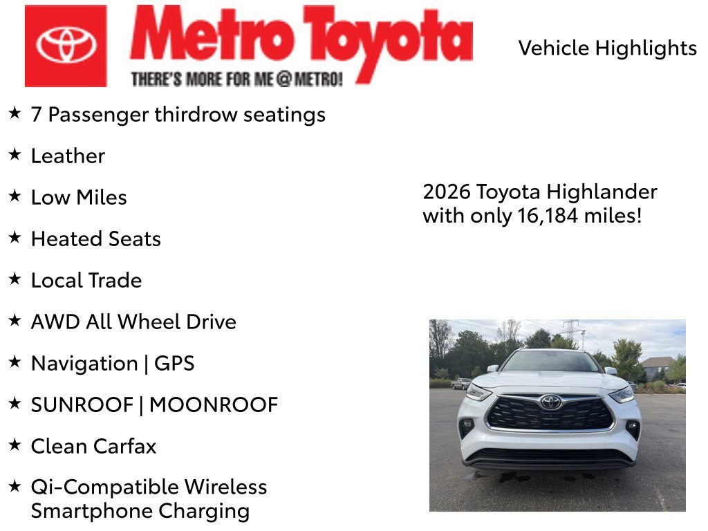 Used 2026 White/off-white Toyota Limited image 8
