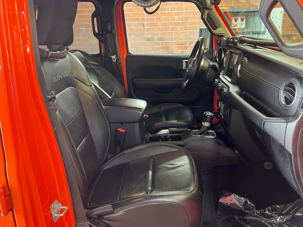 Used 2020 Orange Jeep Unlimited Sahara image 18