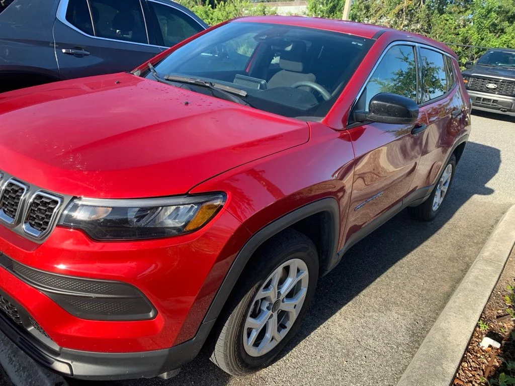Used 2025 Red Jeep Sport image 2