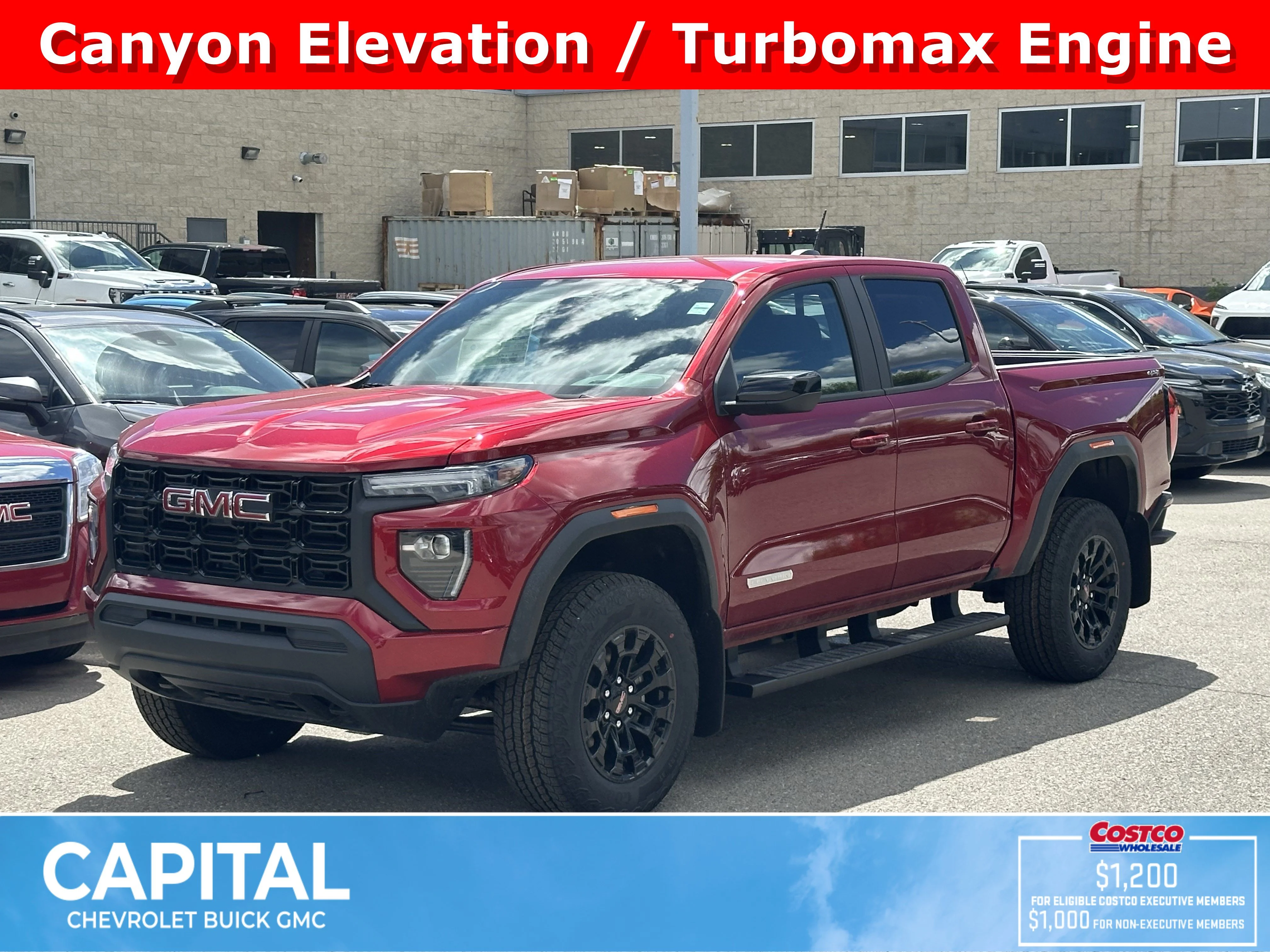 New 2026 Volcanic Red Tintcoat GMC Elevation image 1