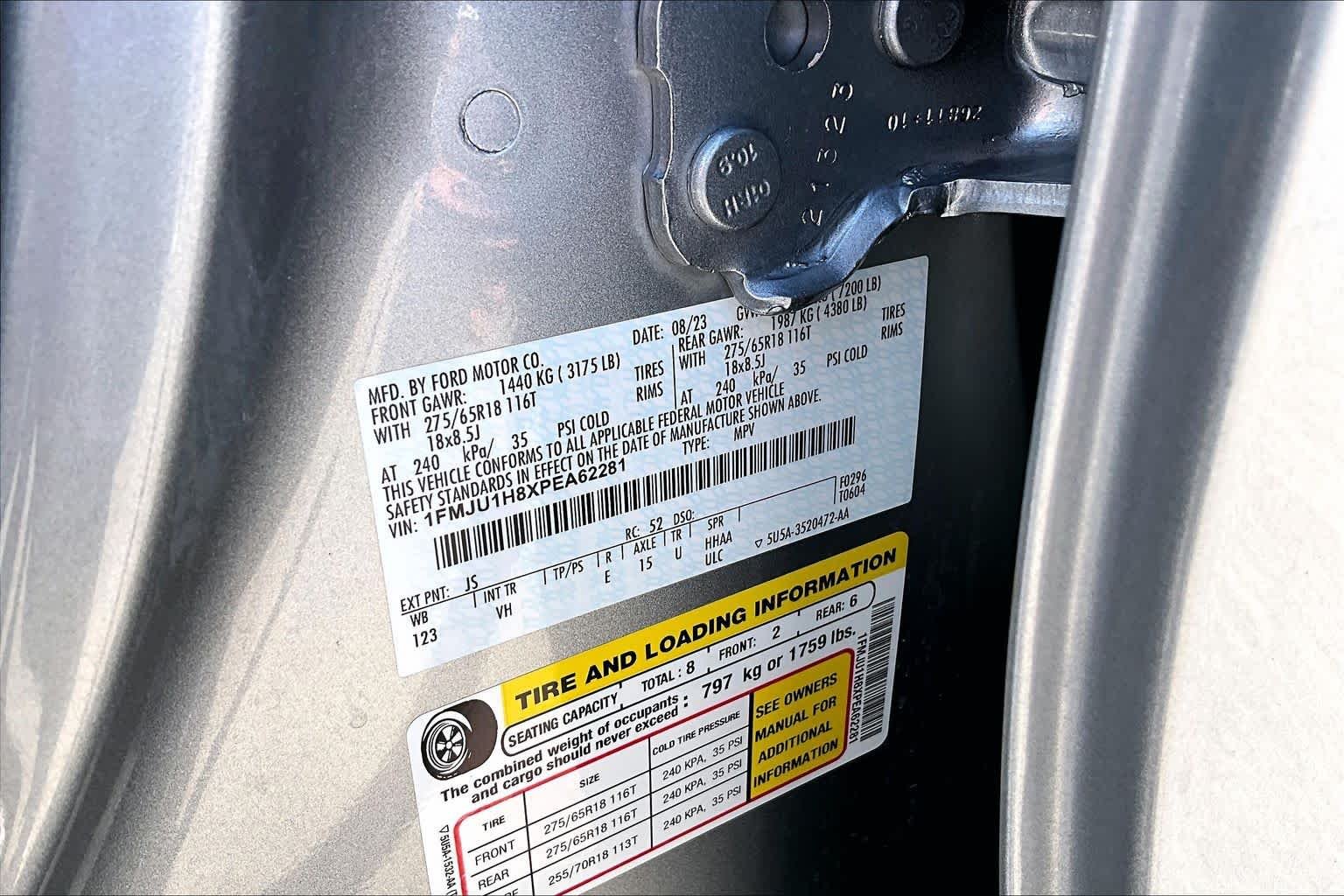 Used 2023 Iconic Silver Metallic Ford XLT image 33