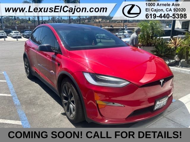 Used 2022 Red Tesla Plaid image 2
