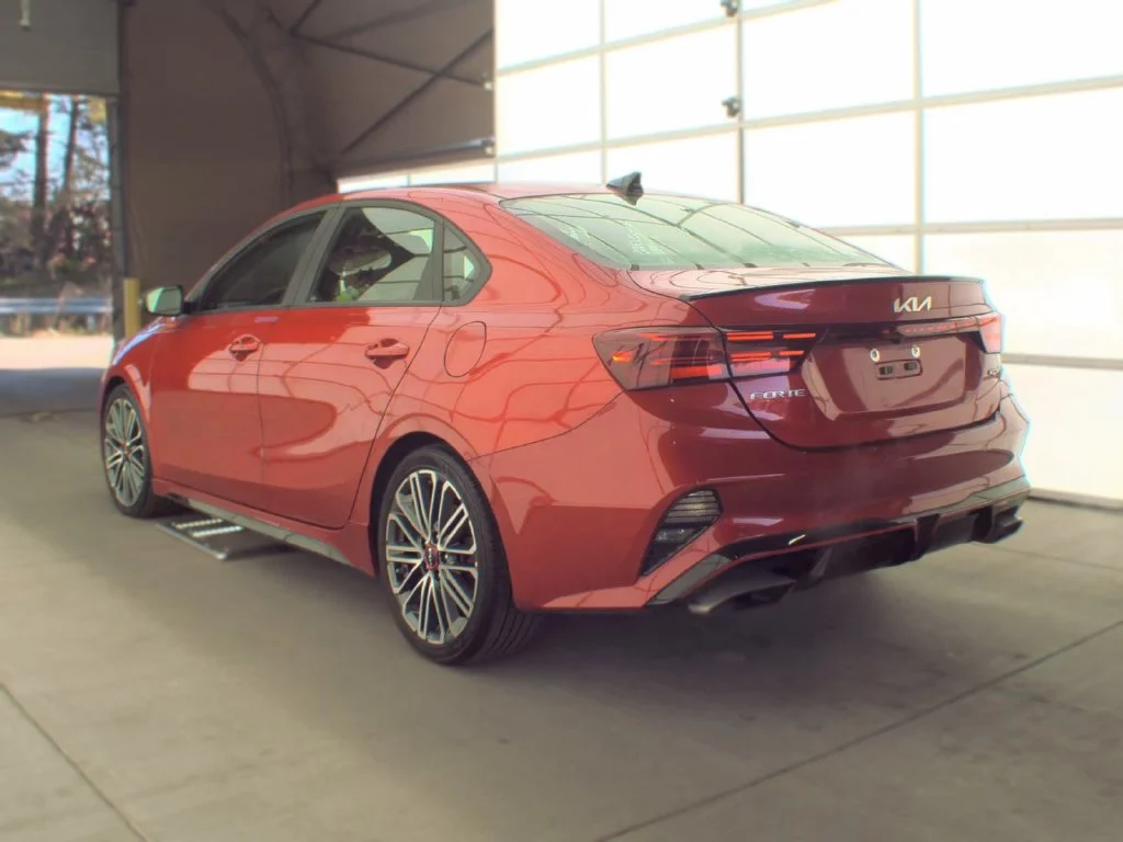 Used 2023 Currant Red Kia GT image 3