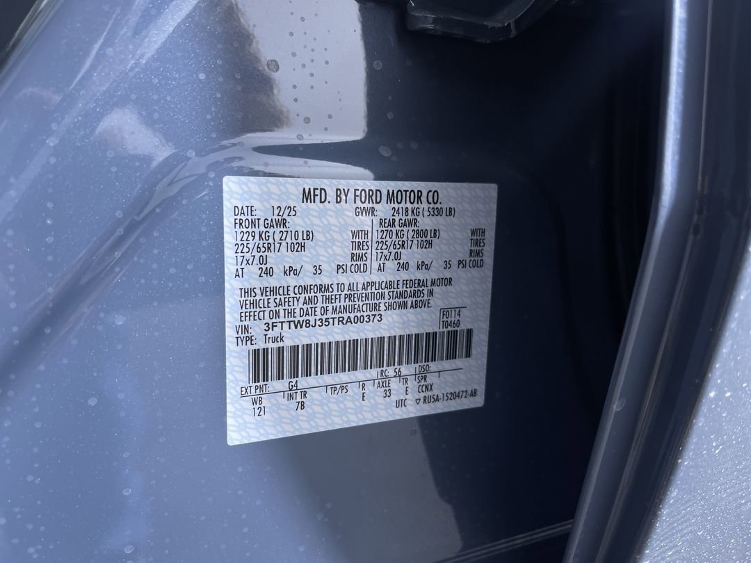 New 2026 Azure Gray Metallic Tri-Coat Ford XLT image 12