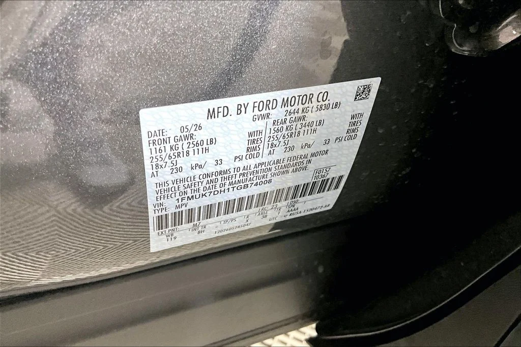 New 2026 Carbonized Gray Metallic Ford Active image 12