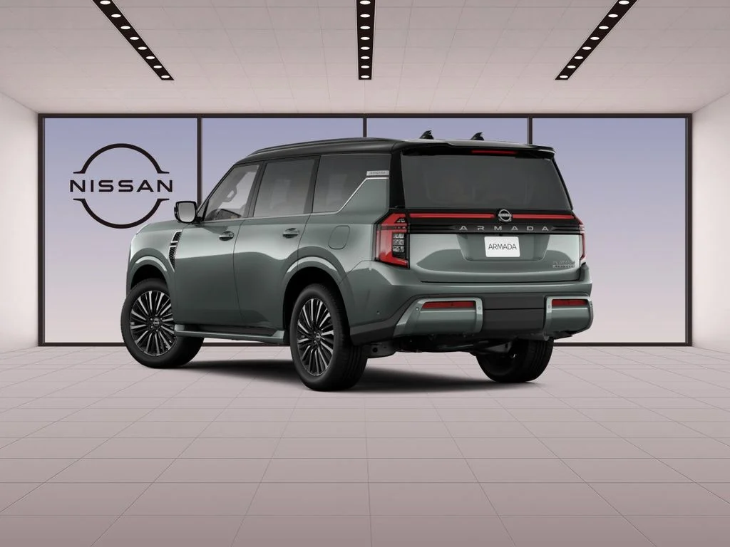 New 2026 Alpine Metallic / Super Black Two-tone Nissan Platinum Reserve image 8