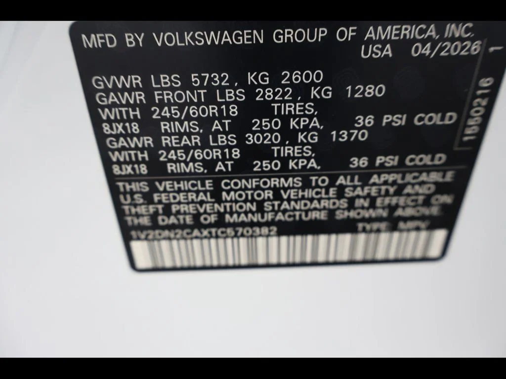 New 2026 White/off-white Volkswagen 2.0T SE image 29