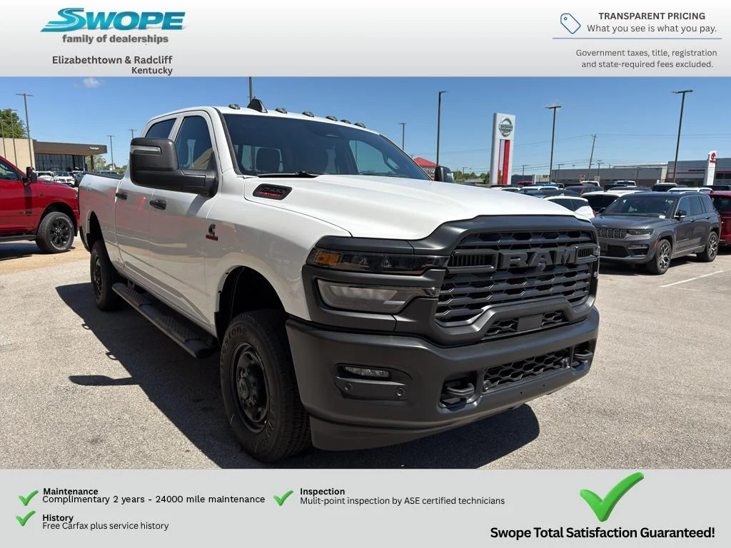 New 2026 Bright White Clear-Coat Exterior Paint RAM Tradesman image 7
