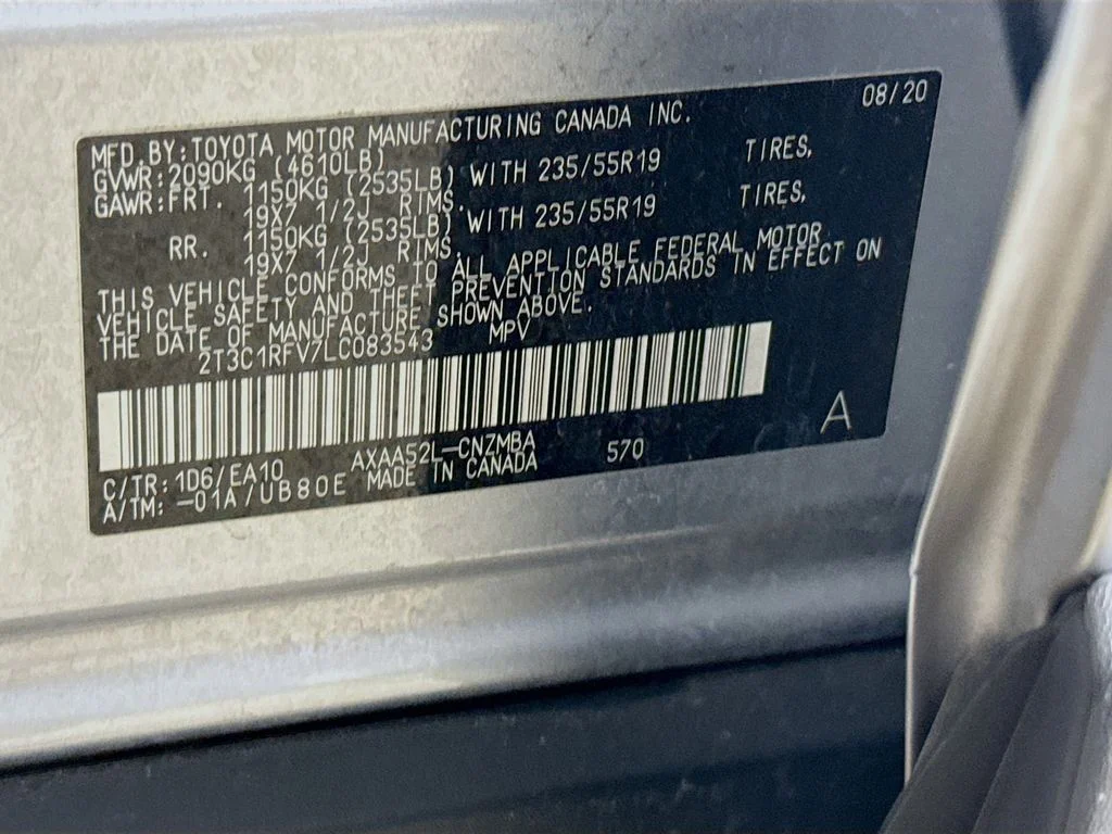 Used 2020 Silver Sky Metallic Toyota XLE Premium image 30