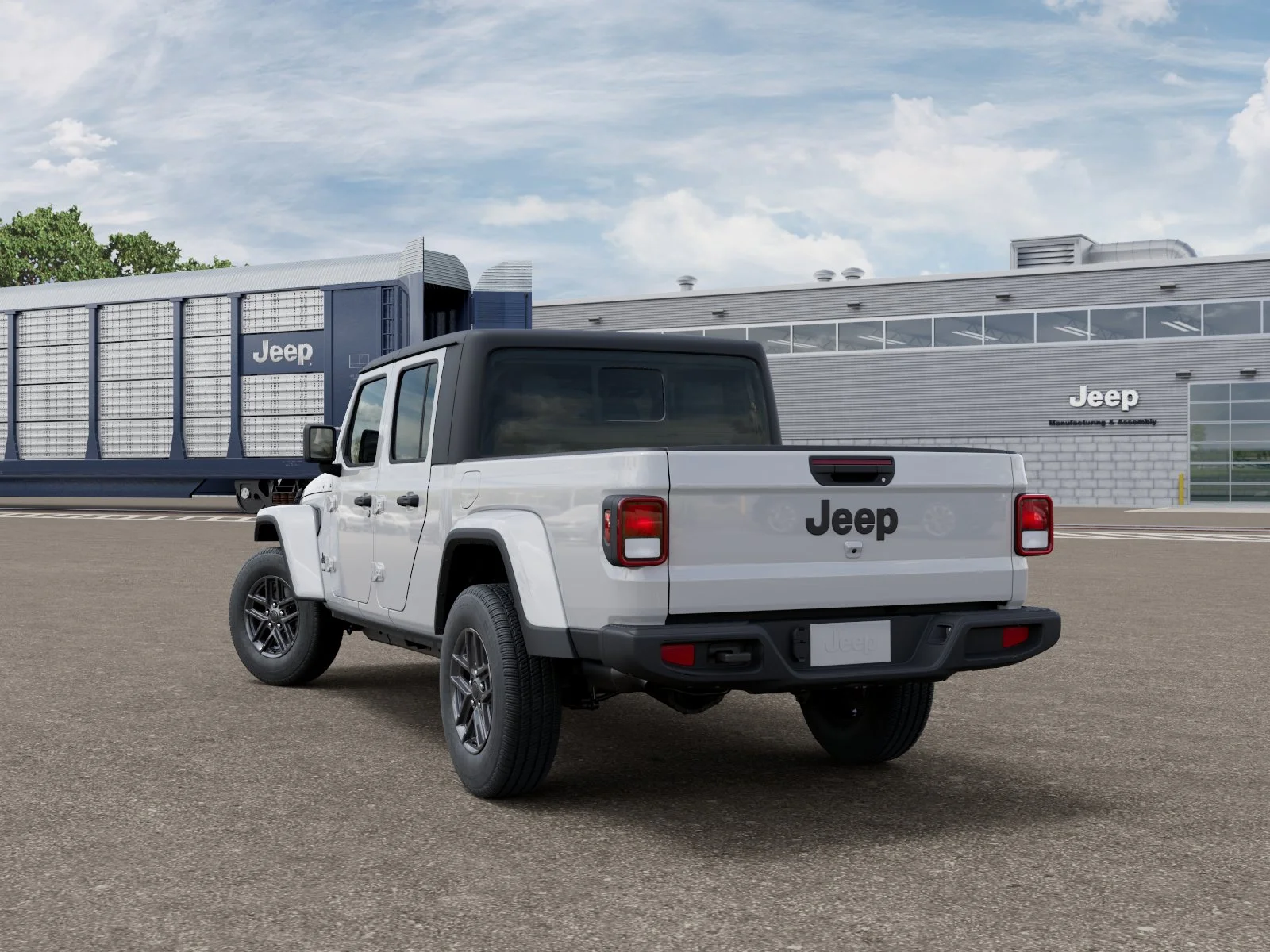 New 2026 Bright White Clear-Coat Exterior Paint Jeep  image 6