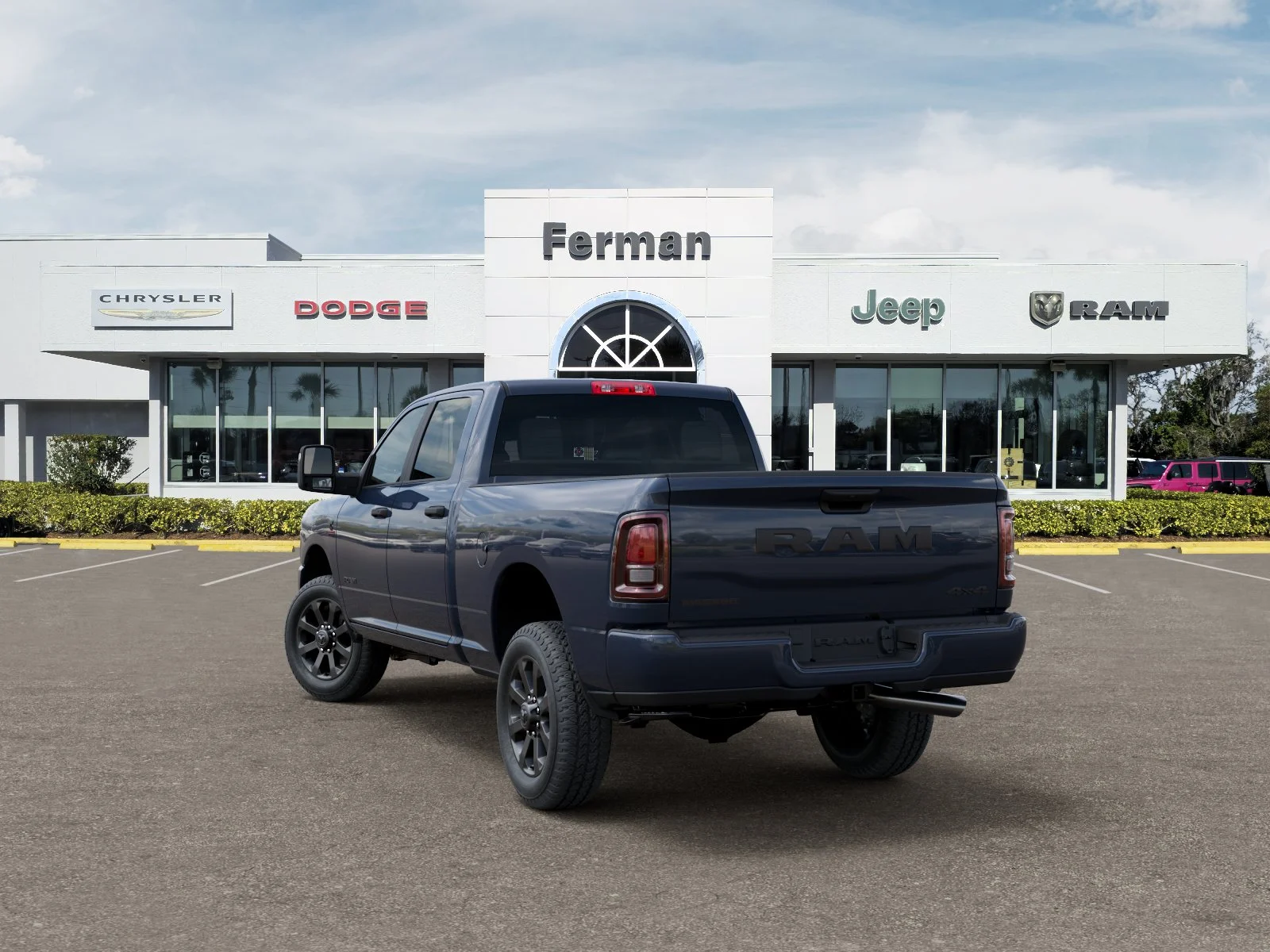 New 2026 Forged Blue Metallic Exterior Paint RAM Big Horn image 34
