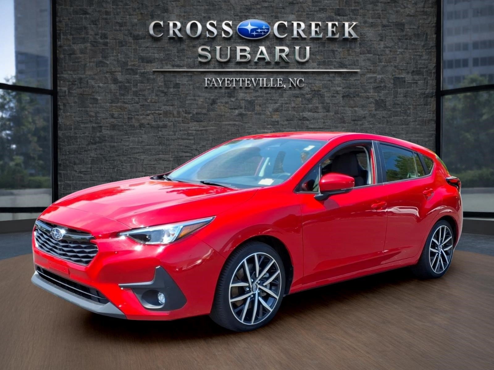 Certified Used 2024 Pure Red Prd Subaru Sport image 3