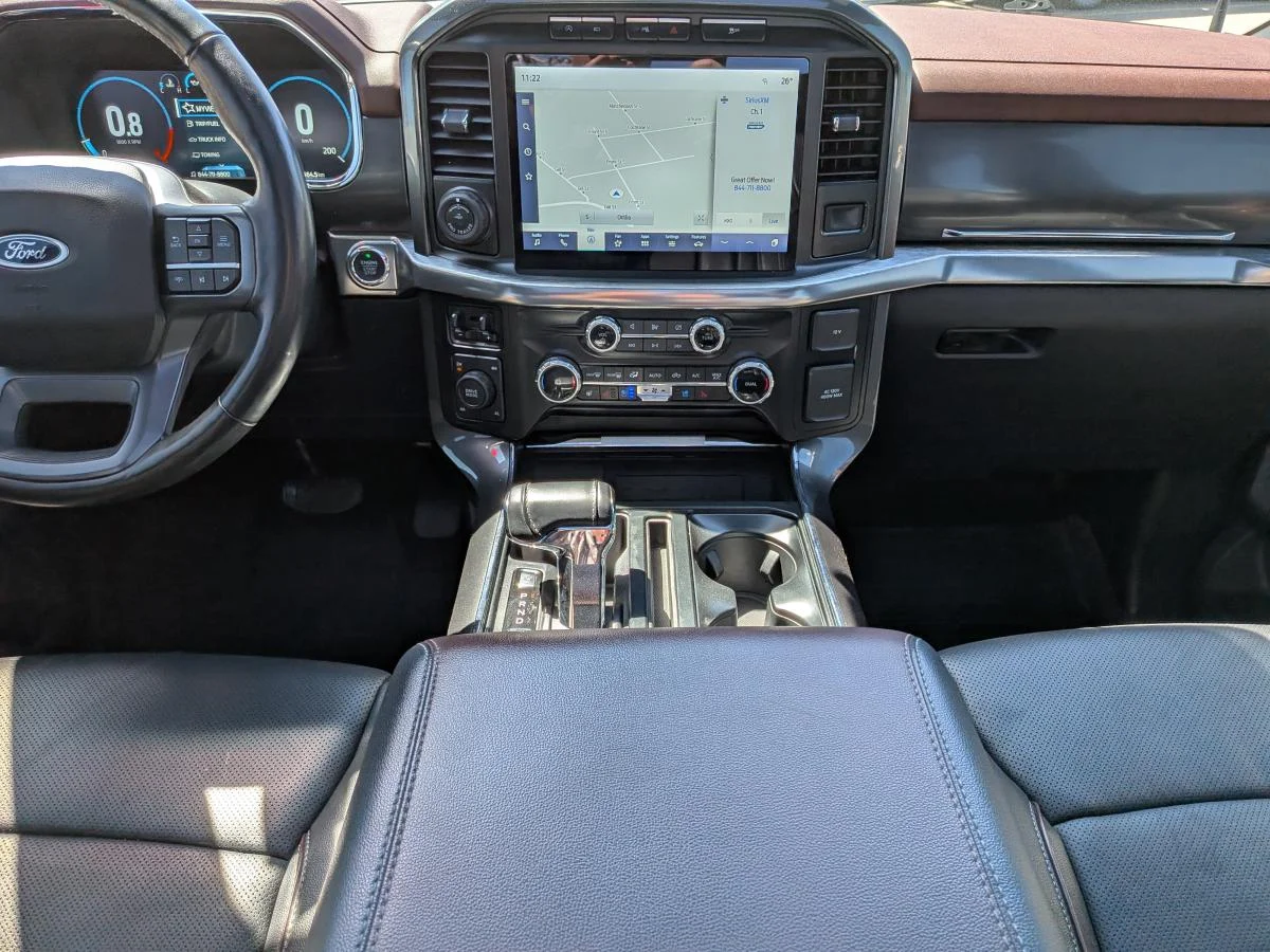 Used 2023 Black Ford Lariat 4wd Supercrew image 18