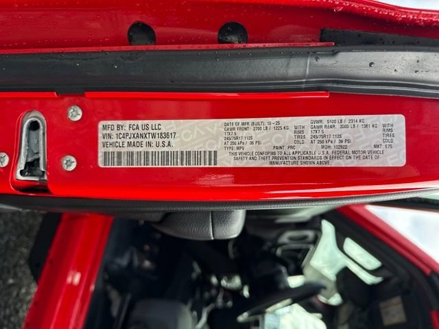 New 2026 Firecracker Red Clear-Coat Exterior Paint Jeep Sport S image 16