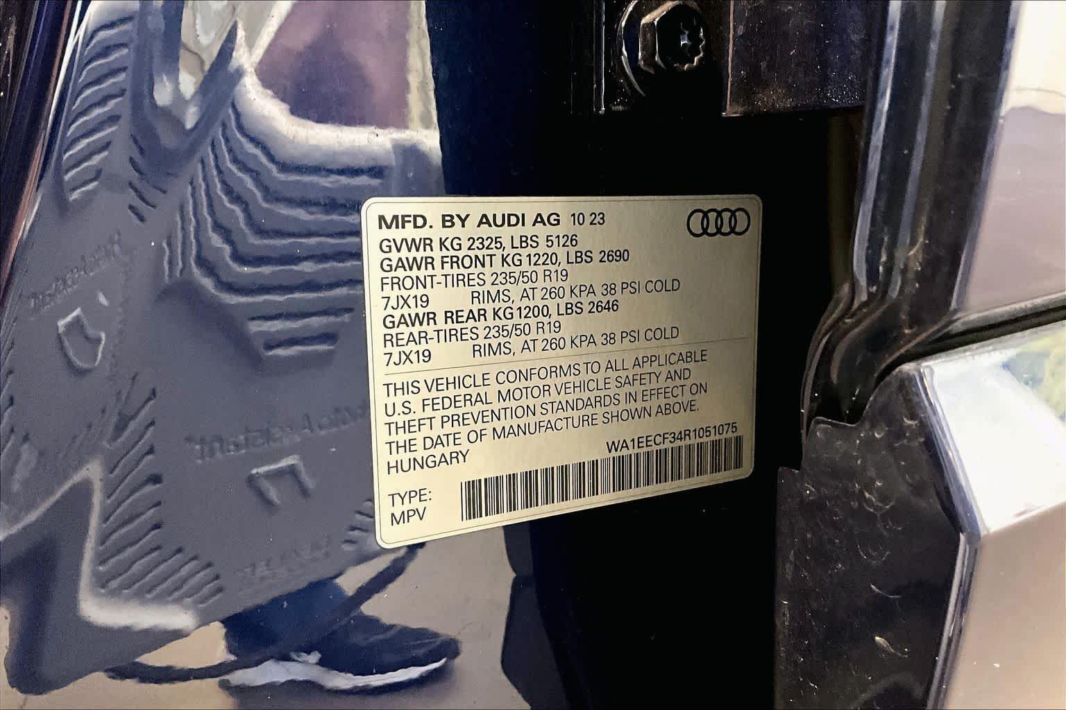 Used 2024 Navarra Blue Metallic Audi S line Premium Plus image 34