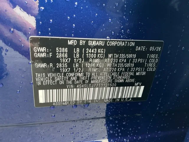 New 2026 SAPPHIRE BLUE PEARL Subaru Sport Hybrid image 16