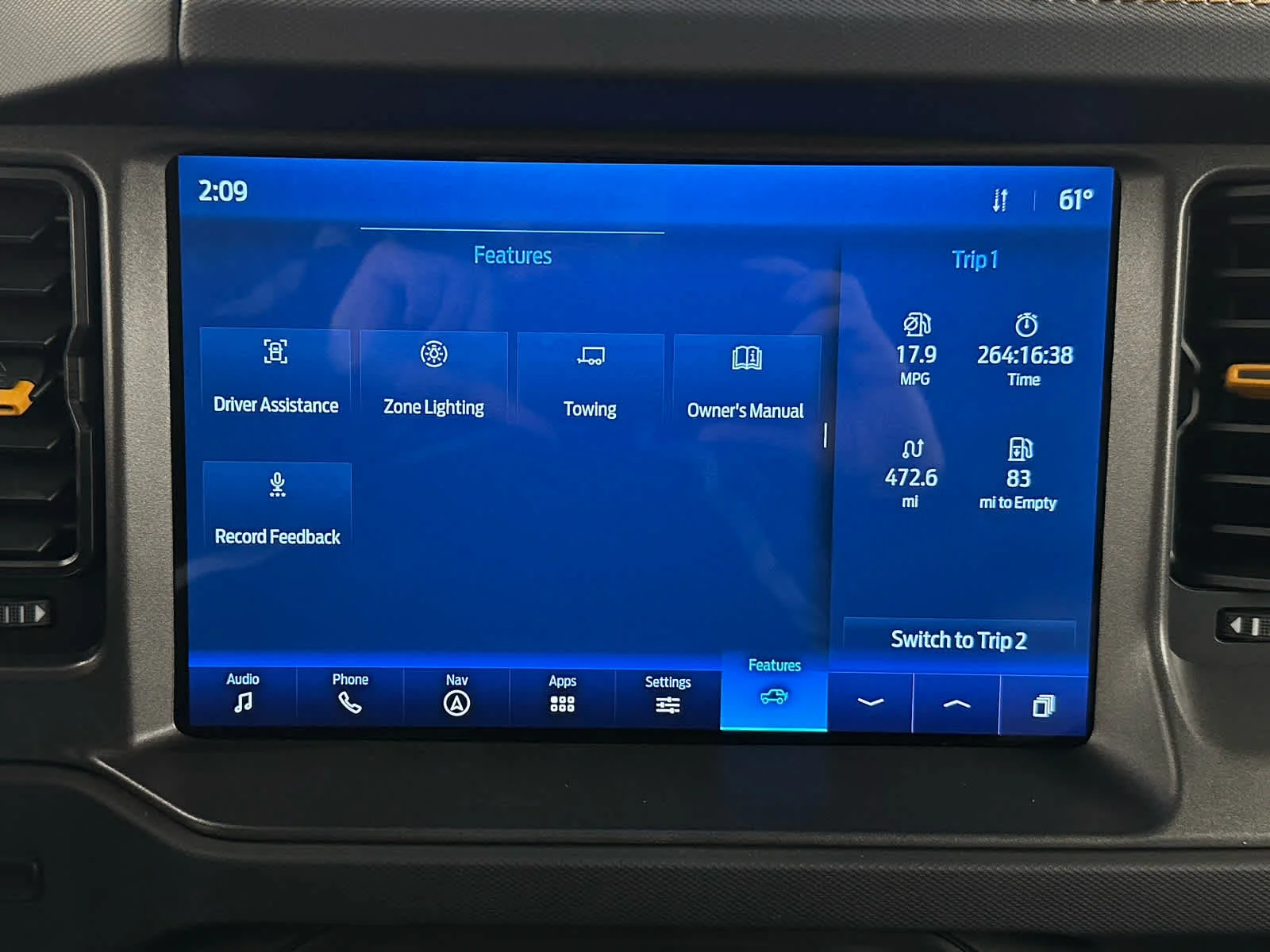 Used 2024 Azure Gray Metallic Tri-Coat Ford Badlands image 35
