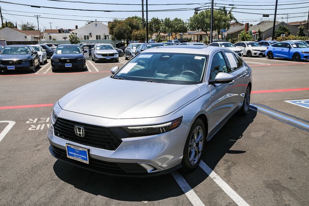 Certified Used 2024 Solar Silver Metallic Honda 1.5T EX image 3