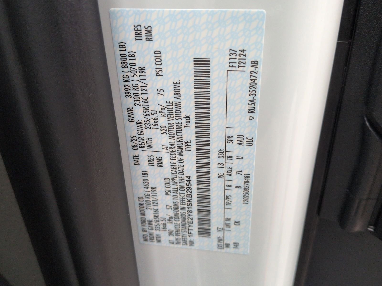 2025 Ford Transit Van Base - Photo 36