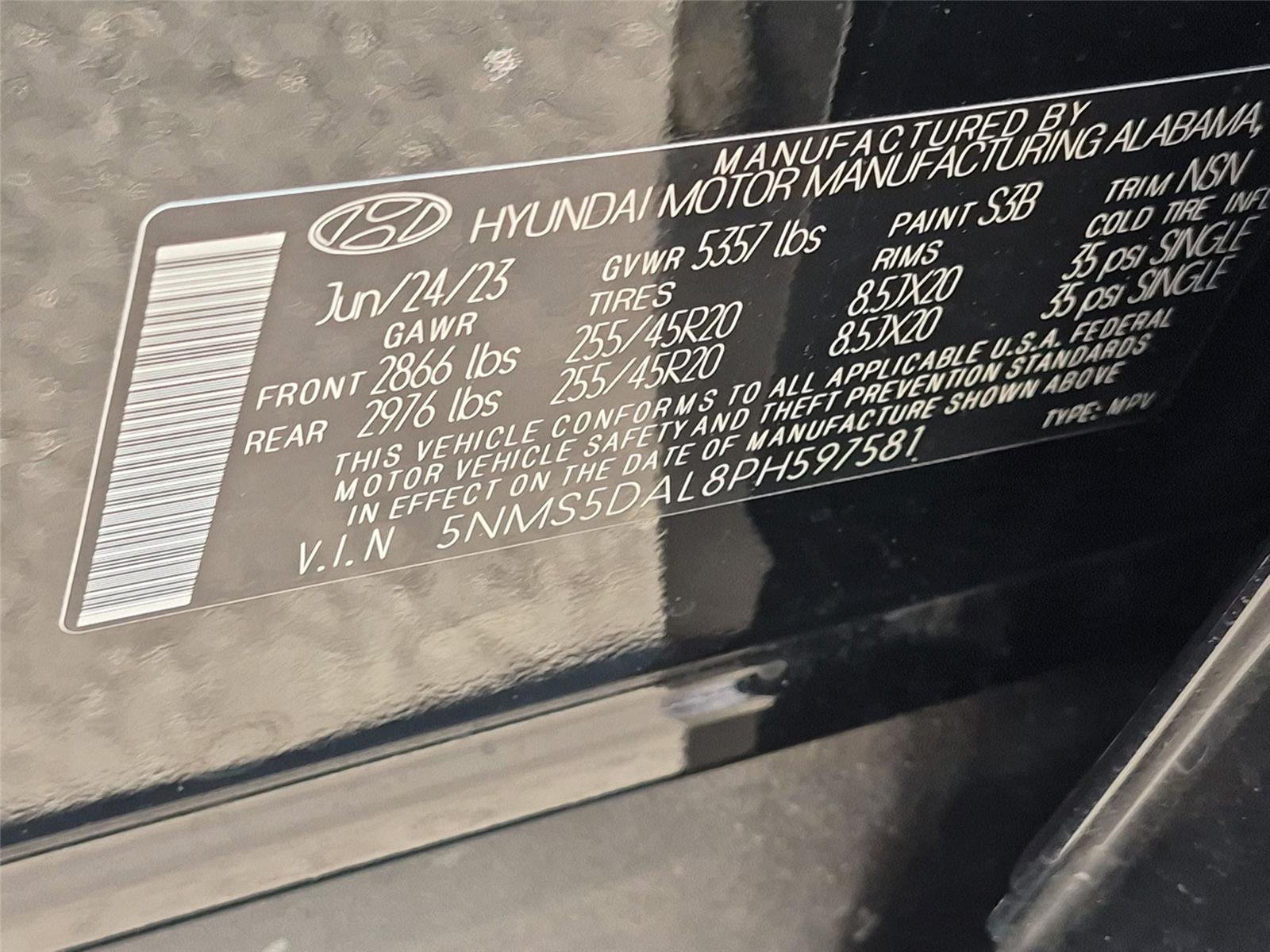 Used 2023 Twilight Black Hyundai Calligraphy image 43