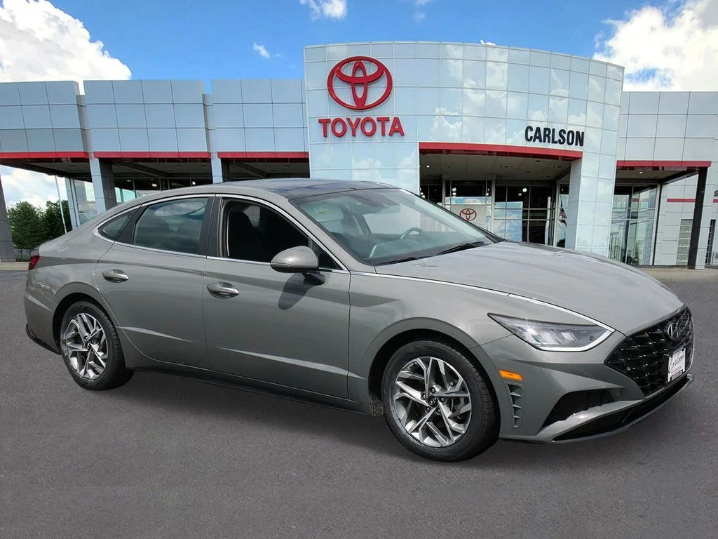 Used 2023 Hyundai Sonata SEL with VIN KMHL14JA9PA294989 for sale in Minneapolis, Minnesota
