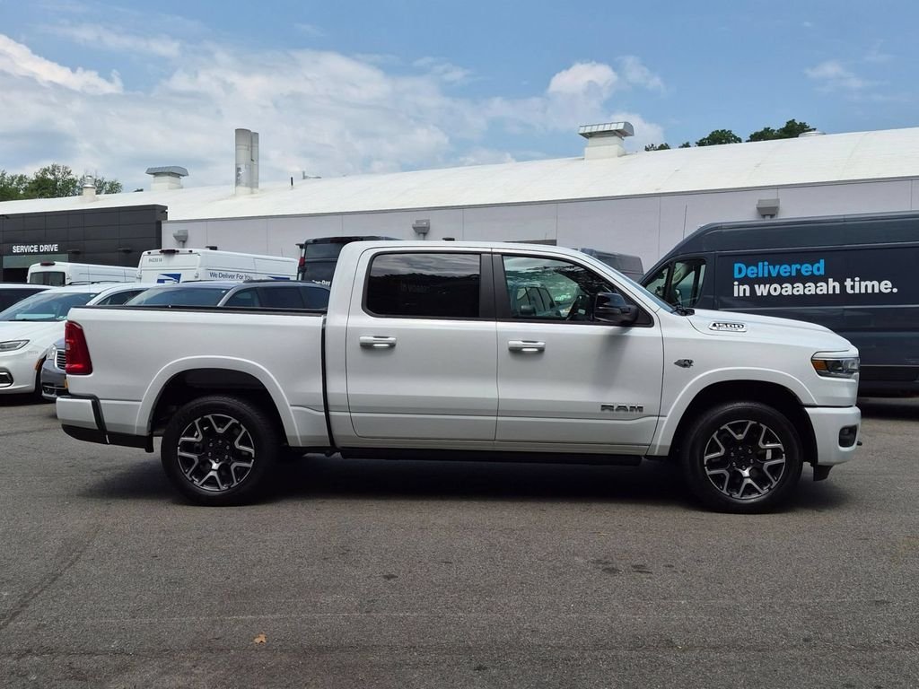 New 2026 Bright White Clear-Coat Exterior Paint RAM Laramie image 2