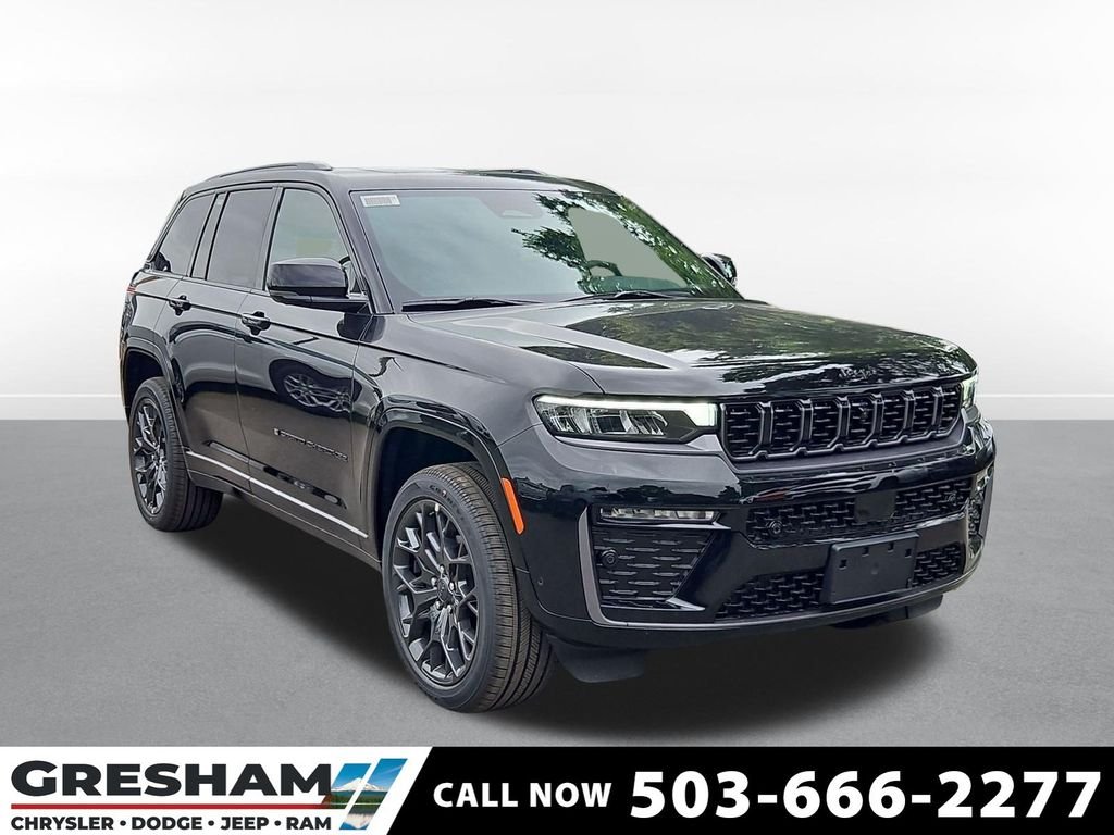 New 2026 Diamond Black Crystal Pearl-Coat Exterior Paint Jeep Summit image 1