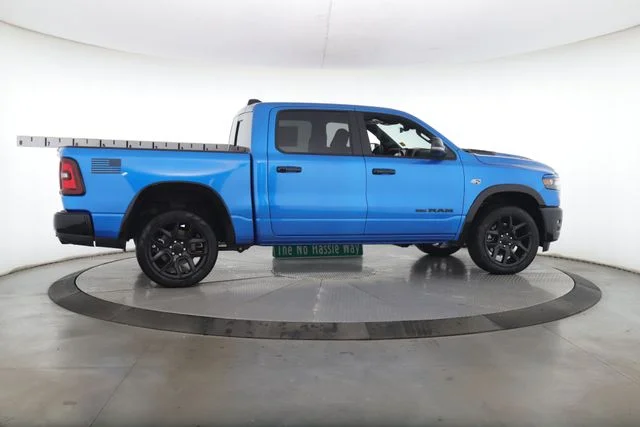 New 2026 Hydro Blue Pearl-Coat Exterior Paint RAM Laramie image 6
