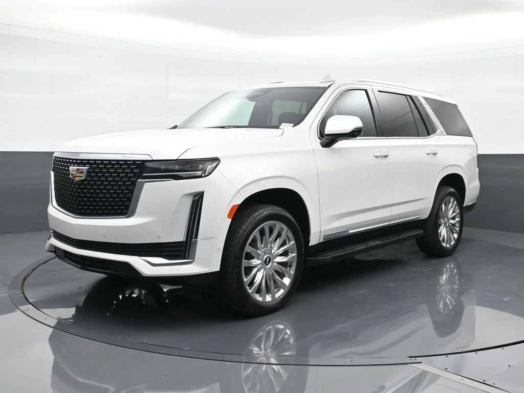 Used 2024 White Cadillac Premium Luxury image 1