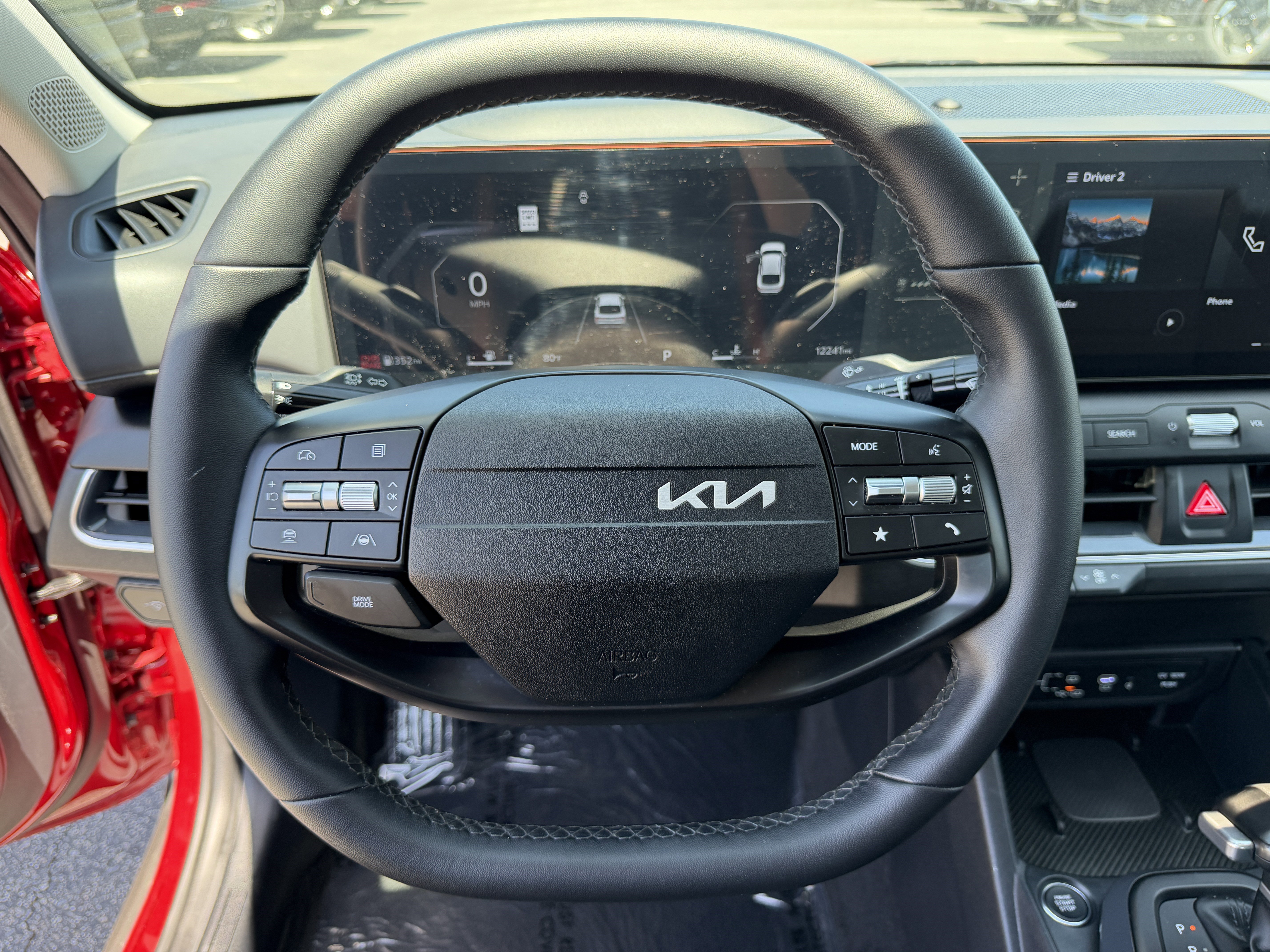 Certified Used 2025 Currant Red Kia EX image 17