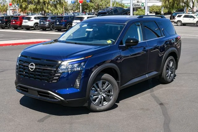 New 2026 Deep Ocean Blue Pearl Nissan SV image 1
