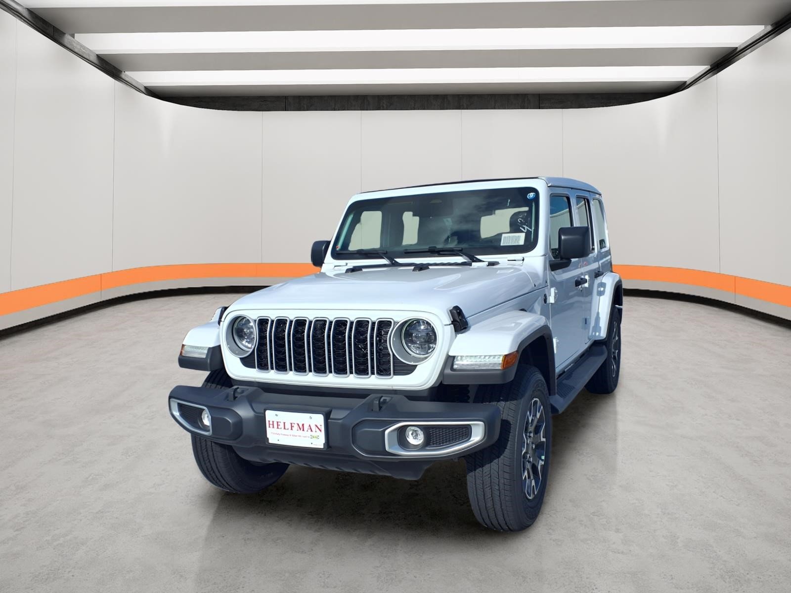 New 2026 Bright White Clear-Coat Exterior Paint Jeep Sahara image 3