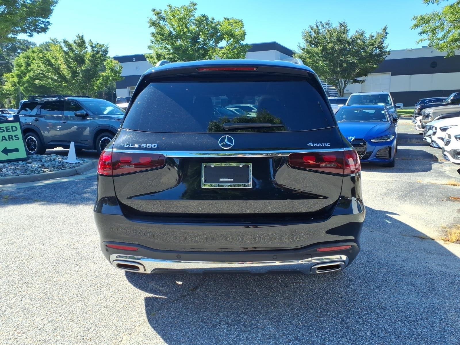 Used 2025 Obsidian Black Metallic Mercedes-Benz GLS 580 image 6