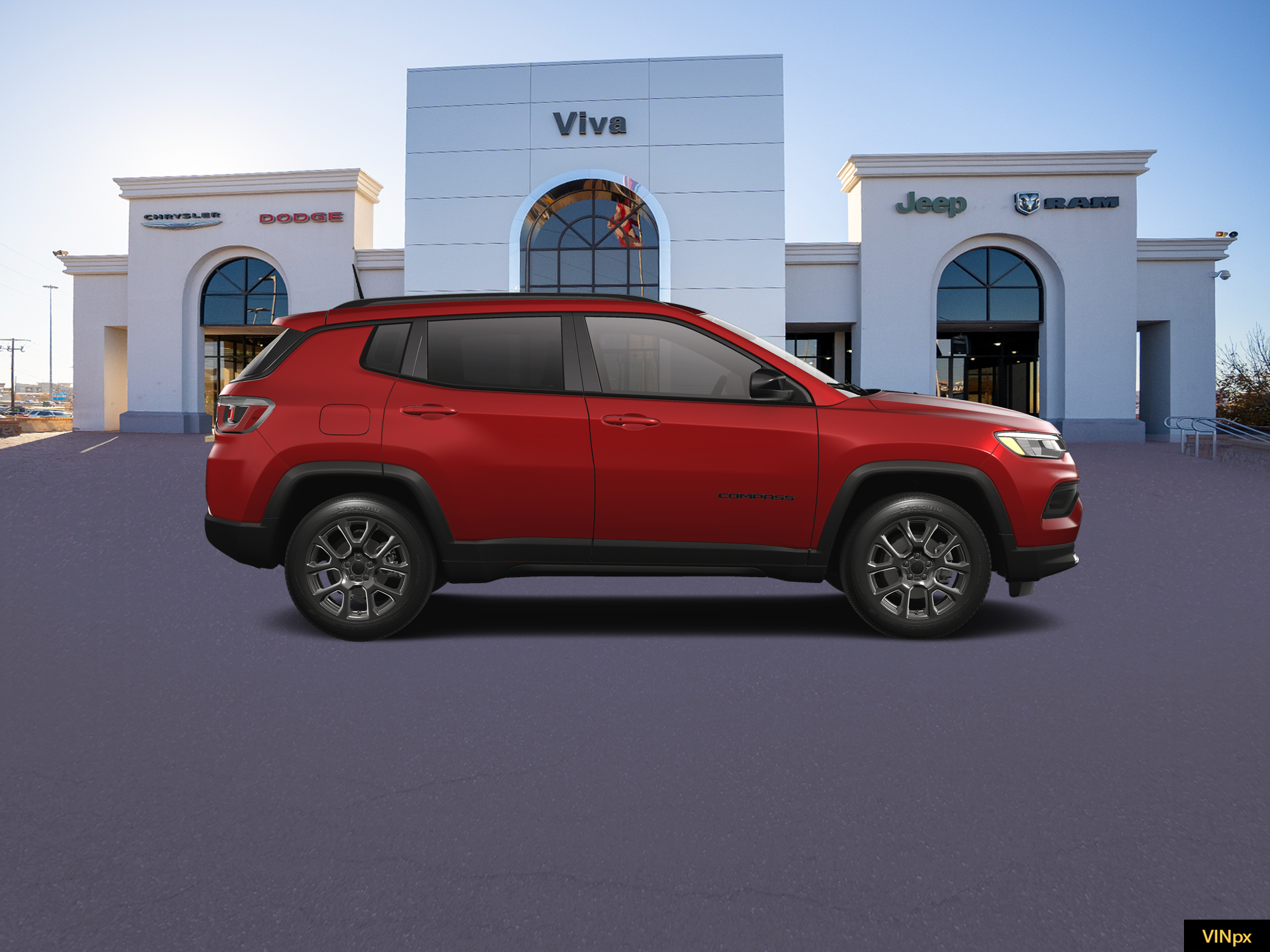 New 2026 Red Hot Pearl-Coat Exterior Paint Jeep Latitude image 21