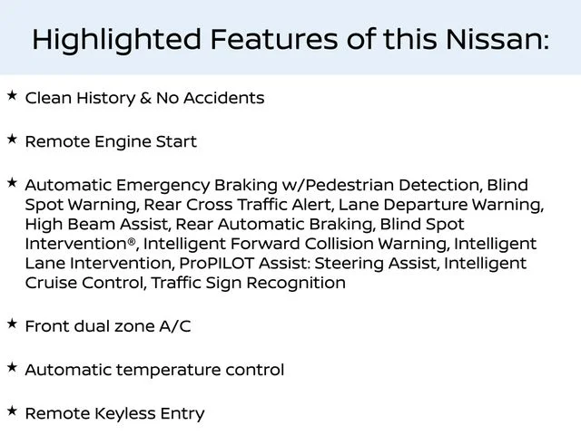 Used 2025 Blue Nissan SV image 2