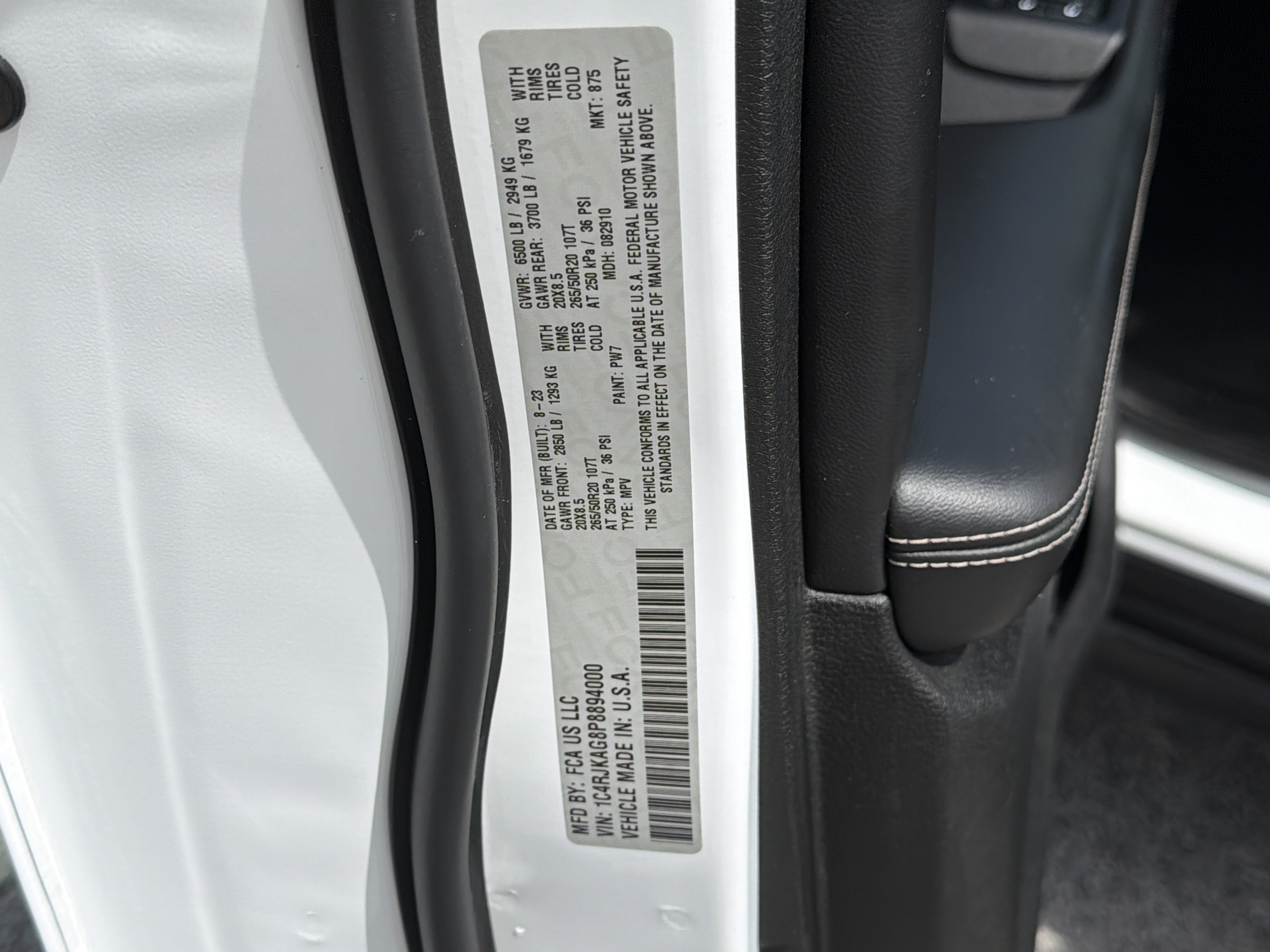 Used 2023 Bright White Clearcoat Jeep Altitude image 36