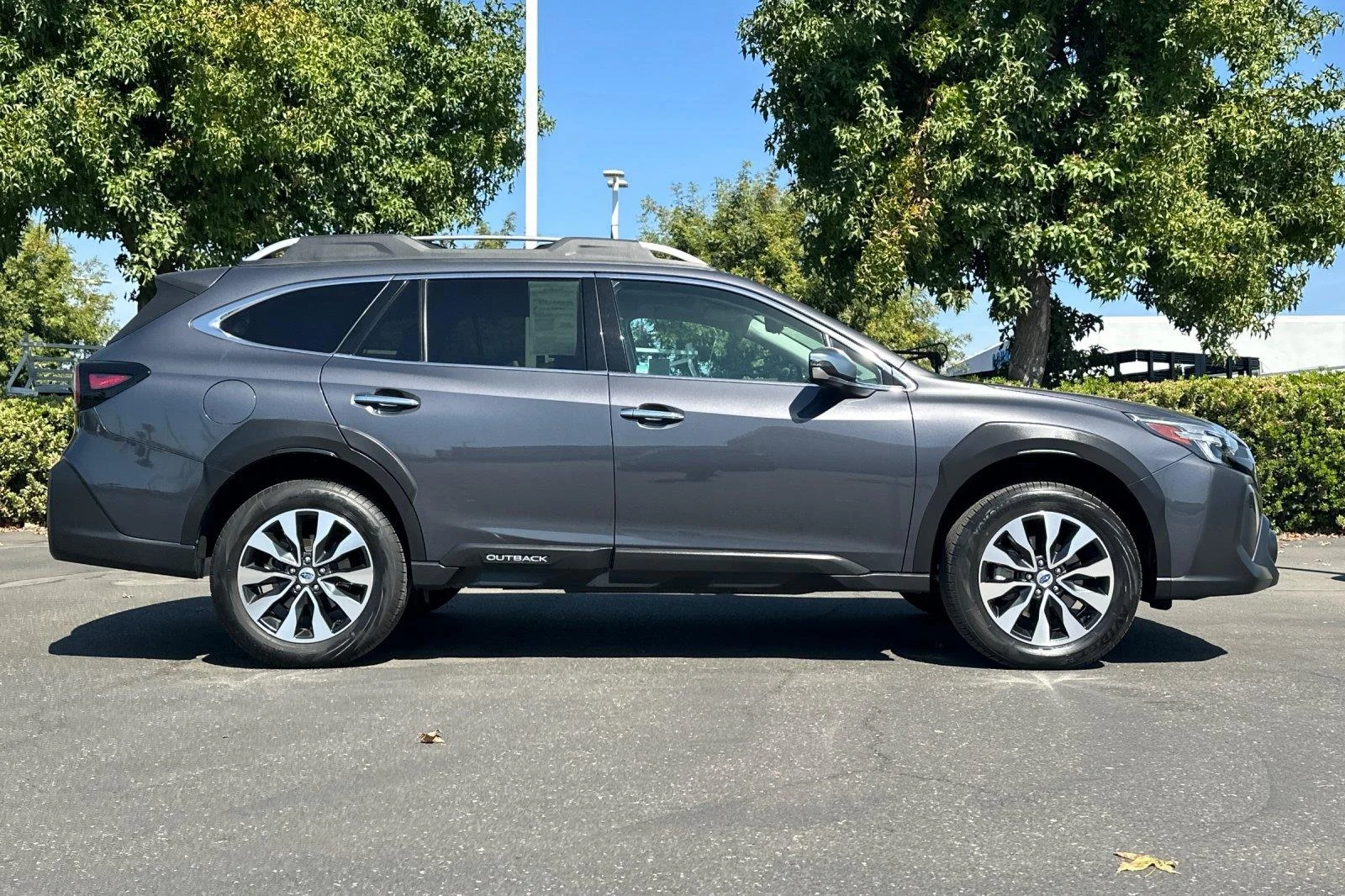 Used 2024 Magnetite Gray Metallic Subaru Touring image 2