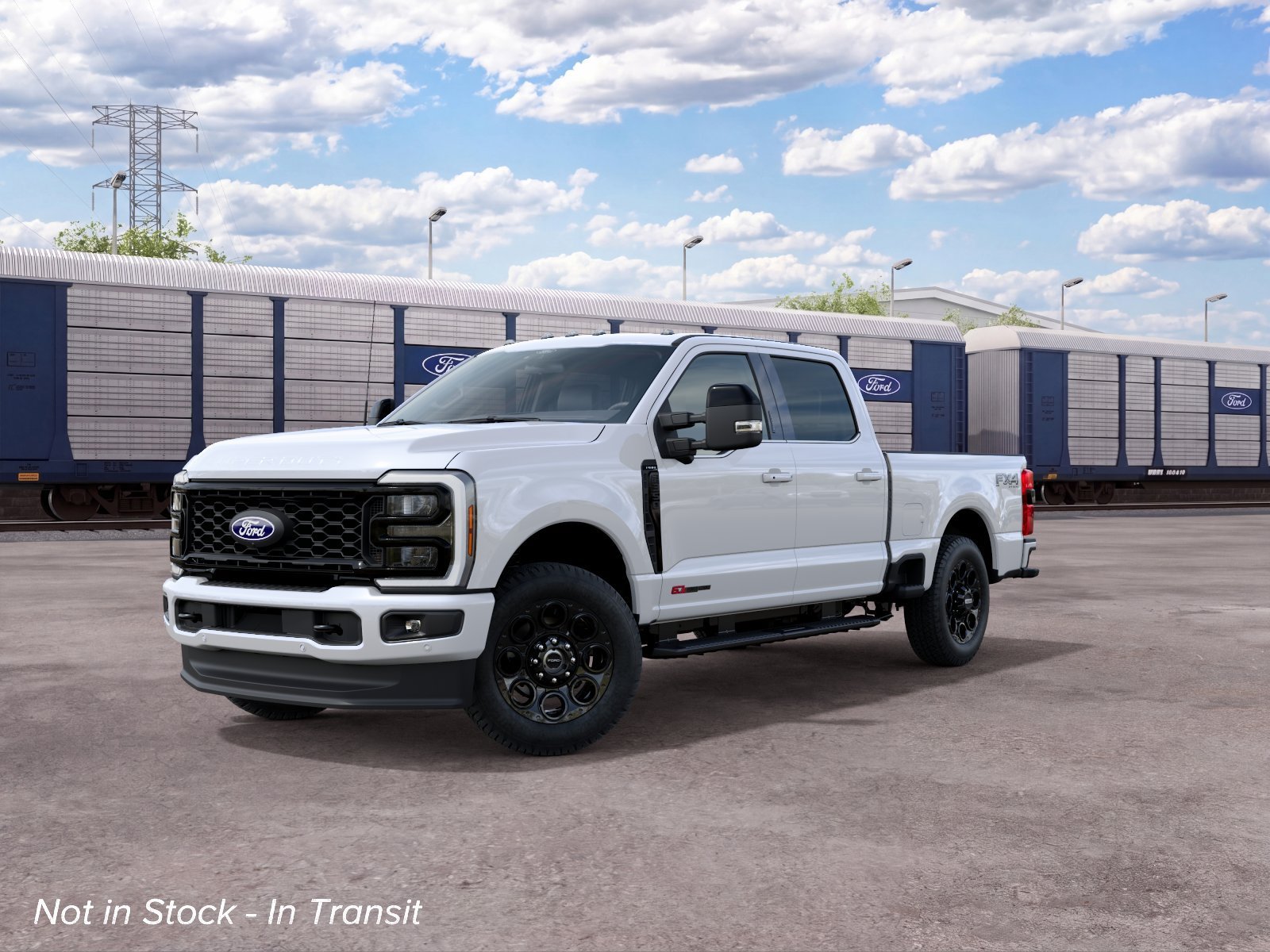 New 2027 Star White Metallic Tri-Coat Ford LARIAT image 2