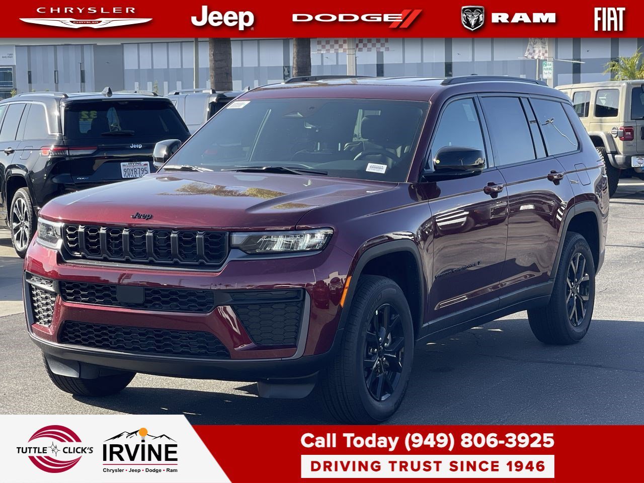 New 2026 Velvet Red Pearlcoat Jeep Laredo Altitude image 3