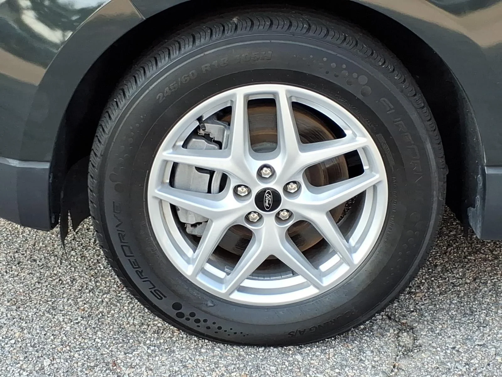 Used 2023 Forged Green Metallic Ford SEL image 4